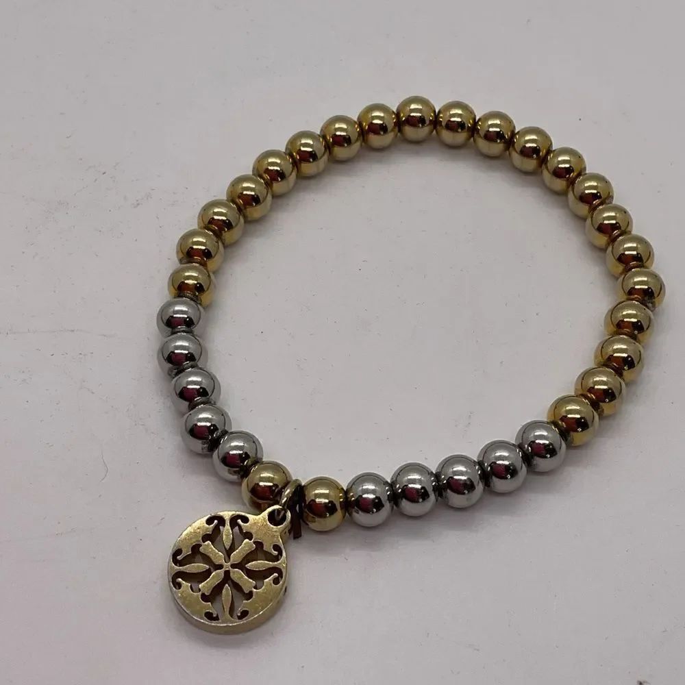 Rustic Cuff Beaded Bracelets Set - Picture 3 of 5